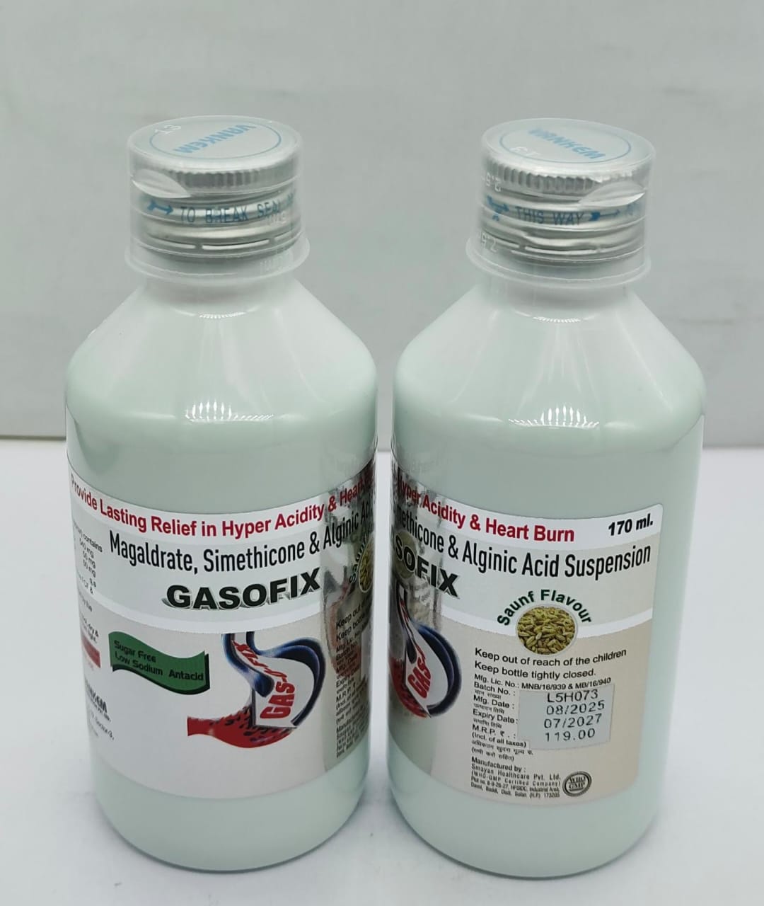 Magaldrate, Simethicone & Alginic Acid